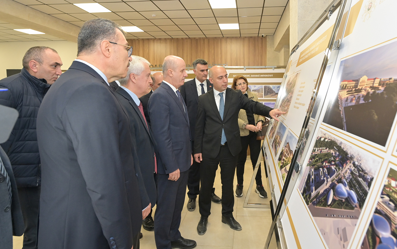 Emin Əmrullayev Erol Özvarla Qarabağ Universitetində - Fotolar