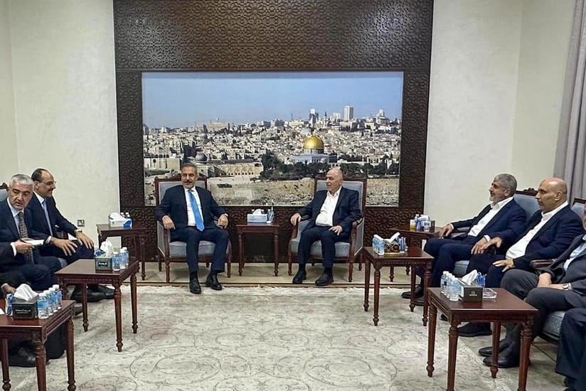 Türkiyə və HAMAS rəsmiləri Dohada görüşüb