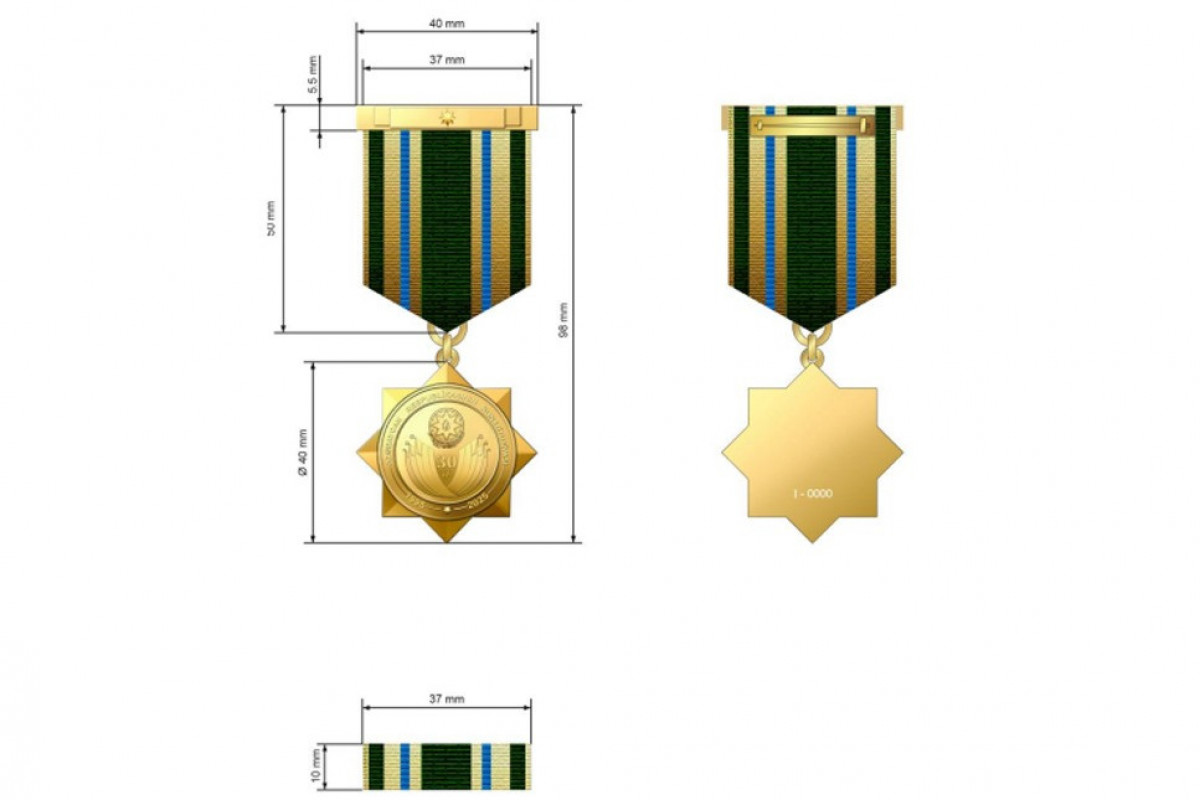 Azərbaycan Konstitusiyasının 30 illiyi ilə əlaqədar yubiley medalı təsis edildi
