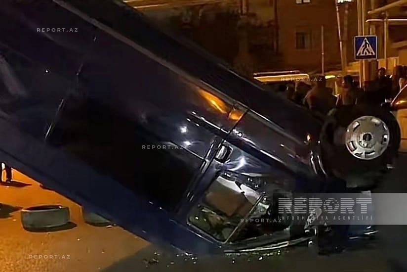 Bakıxanov qəsəbəsində zəncirvari qəza olub