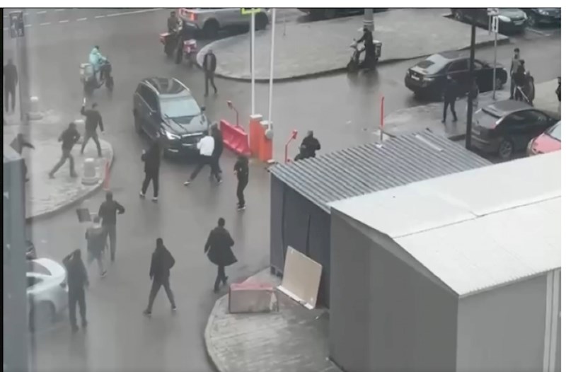 Moskvada kütləvi dava olub, 40 nəfər saxlanılıb