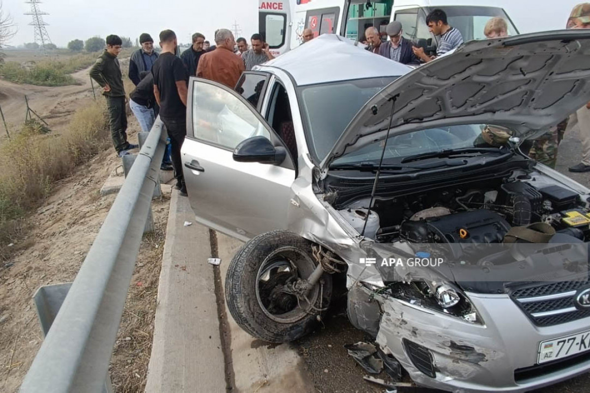 Bakı-Astara yolunda qəza baş verib, 5 nəfər xəsarət alıb