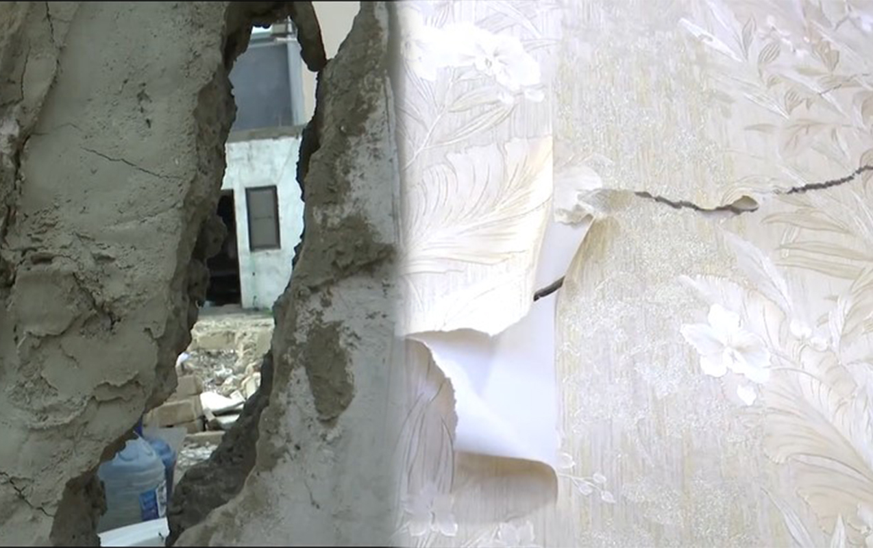 “Hər an böyük faciə baş verə bilər” - Bakıda 10 ailənin həyatı təhlükədədir