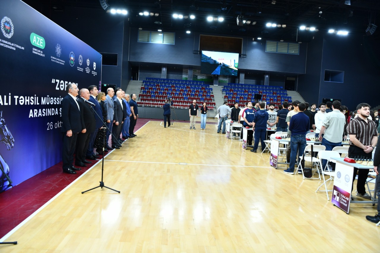Ali təhsil müəssisələri arasında “Zəfər” şahmat turniri keçirilib  - FOTOLAR