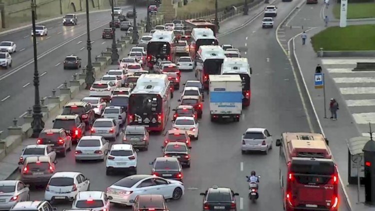 Bakıda bu yollarda sıxlıq var - SİYAHI