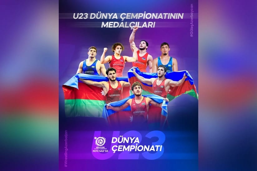 Azərbaycan güləşçiləri U-23 dünya çempionatında tarixi uğura imza atıblar