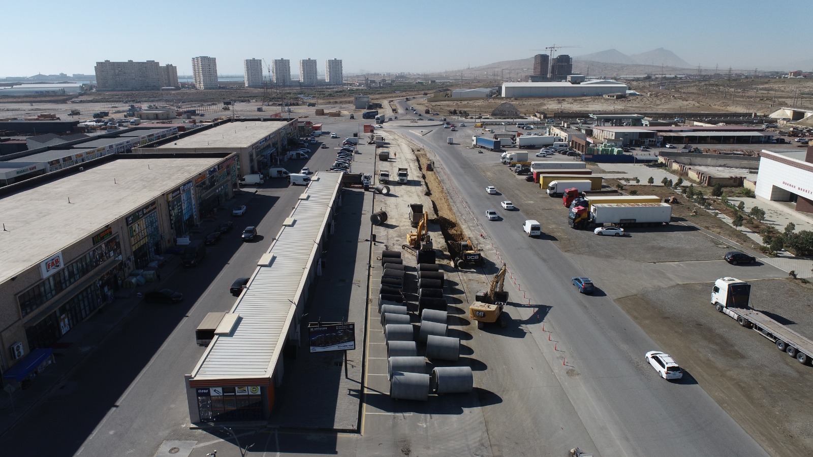 Lökbatanda 23 kilometrlik kollektor və sutəmizləyici qurğu tikilir - Videoreportaj