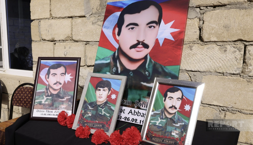 İtkin şəhidimizlə vida mərasimi keçirildi - Fotolar