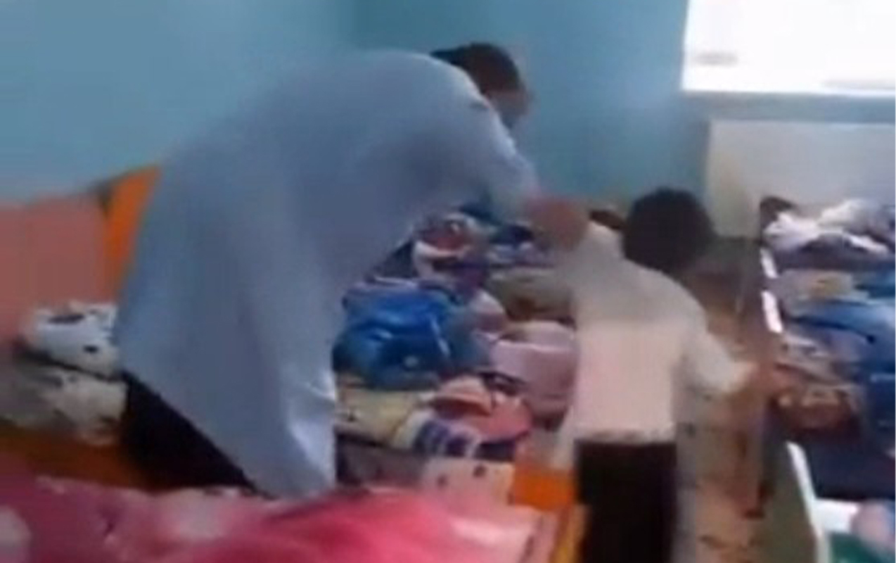 Görüntüləri yayılan dayə işdən çıxarıldı