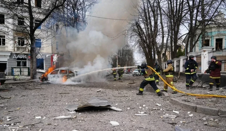 Rusiyanın Sumı şəhərinə zərbələri nəticəsində 15 nəfər xəsarət alıb