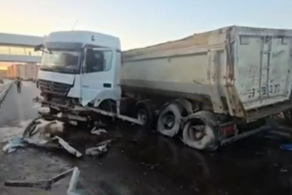 Bakı-Sumqayıt yolunda QƏZA: Mazut yola dağıldı