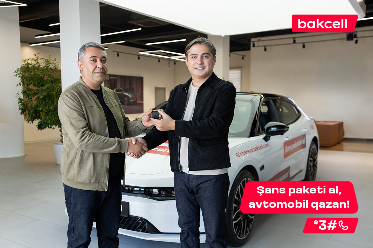 Bakcell-in meqa lotereyasında 4-cü qalib avtomobil qazandı!