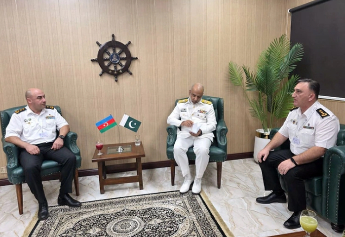 Azərbaycanla Pakistanın hərbi dəniz qüvvələri arasında fikir mübadiləsi aparılıb