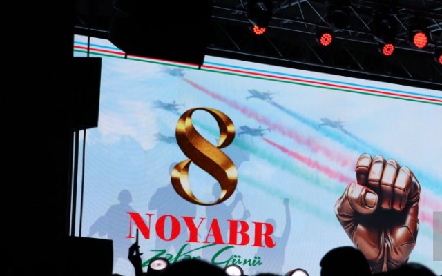 Xankəndidə Zəfər Günü qeyd olundu - FOTOLAR