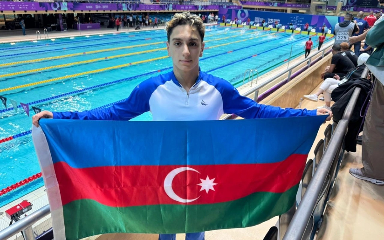 Üzgüçümüz VI İslam Həmrəyliyi Oyunlarında bürünc medal qazandı
