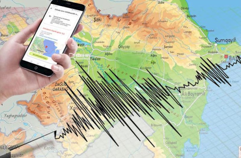 Xəzər dənizində zəlzələ baş verib