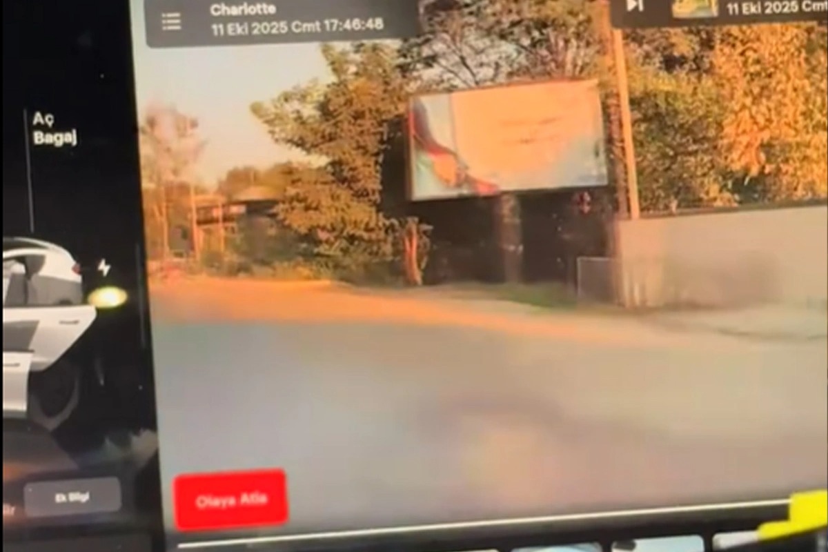 Qazaxda "Tesla" aşdı - VİDEO