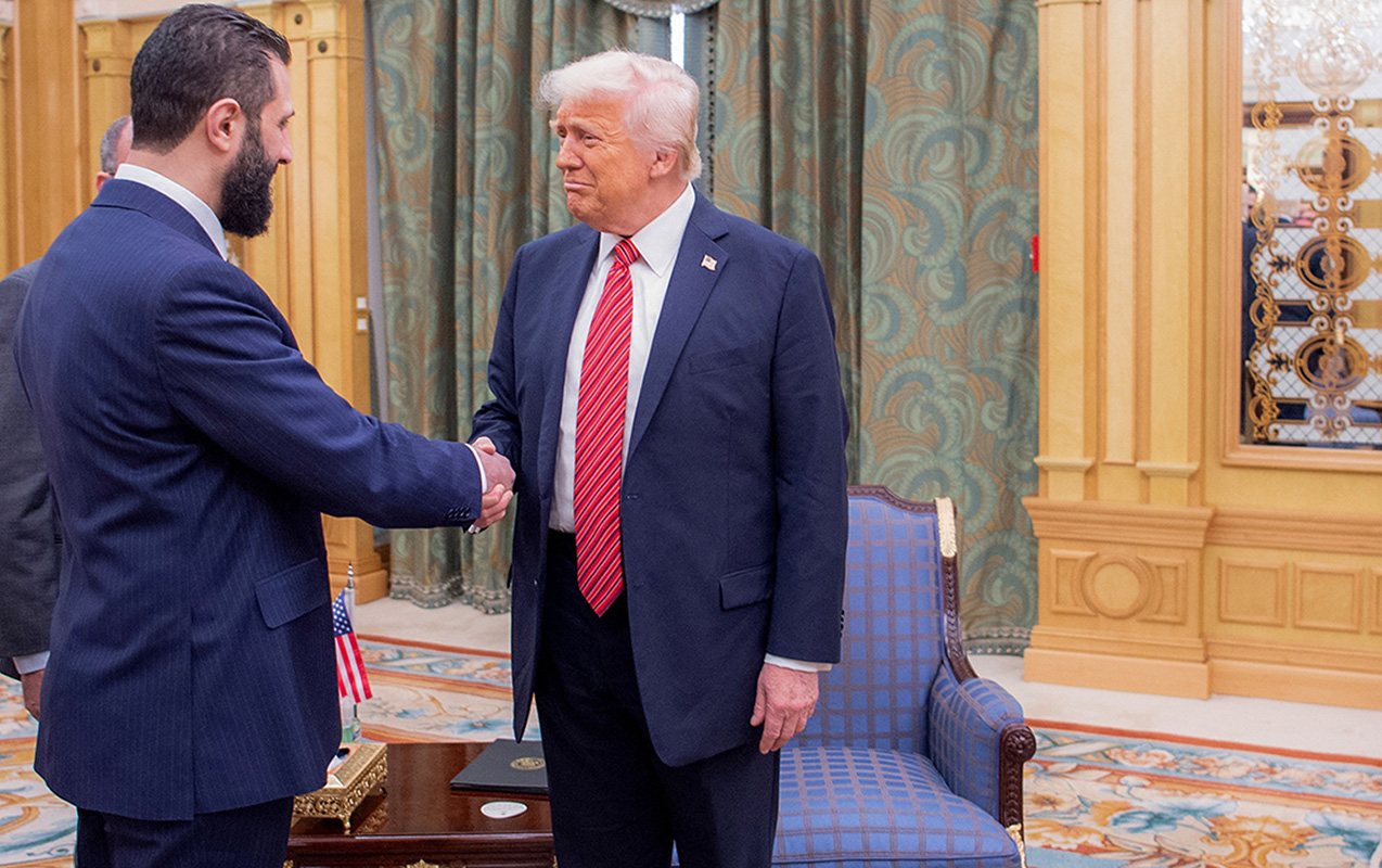 Ağ Evdə Tramp və Əl Şaraa arasında görüş başlayıb