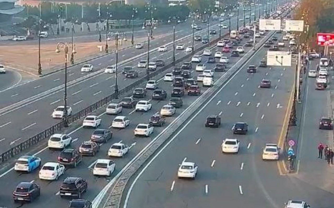 Bakıda bu yollarda sıxlıq var - SİYAHI