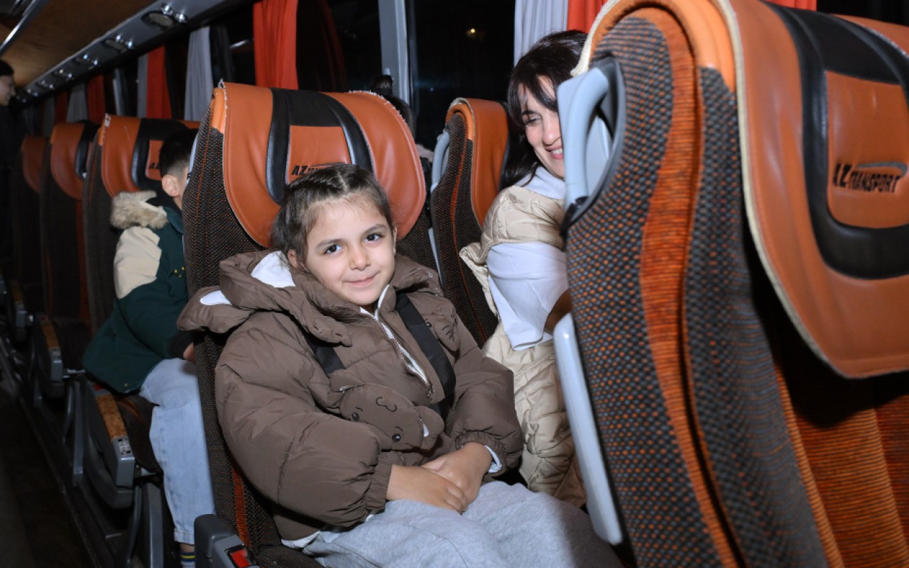 Zəngilanın Ağalı kəndinə növbəti köç karvanı yola salınıb