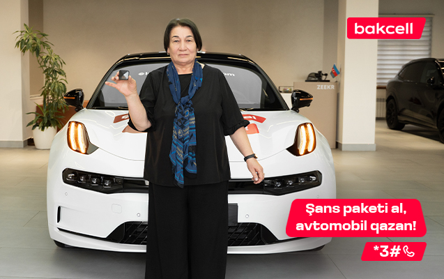 Bakcell-in lotereyasında növbəti lüks avtomobil uduldu!