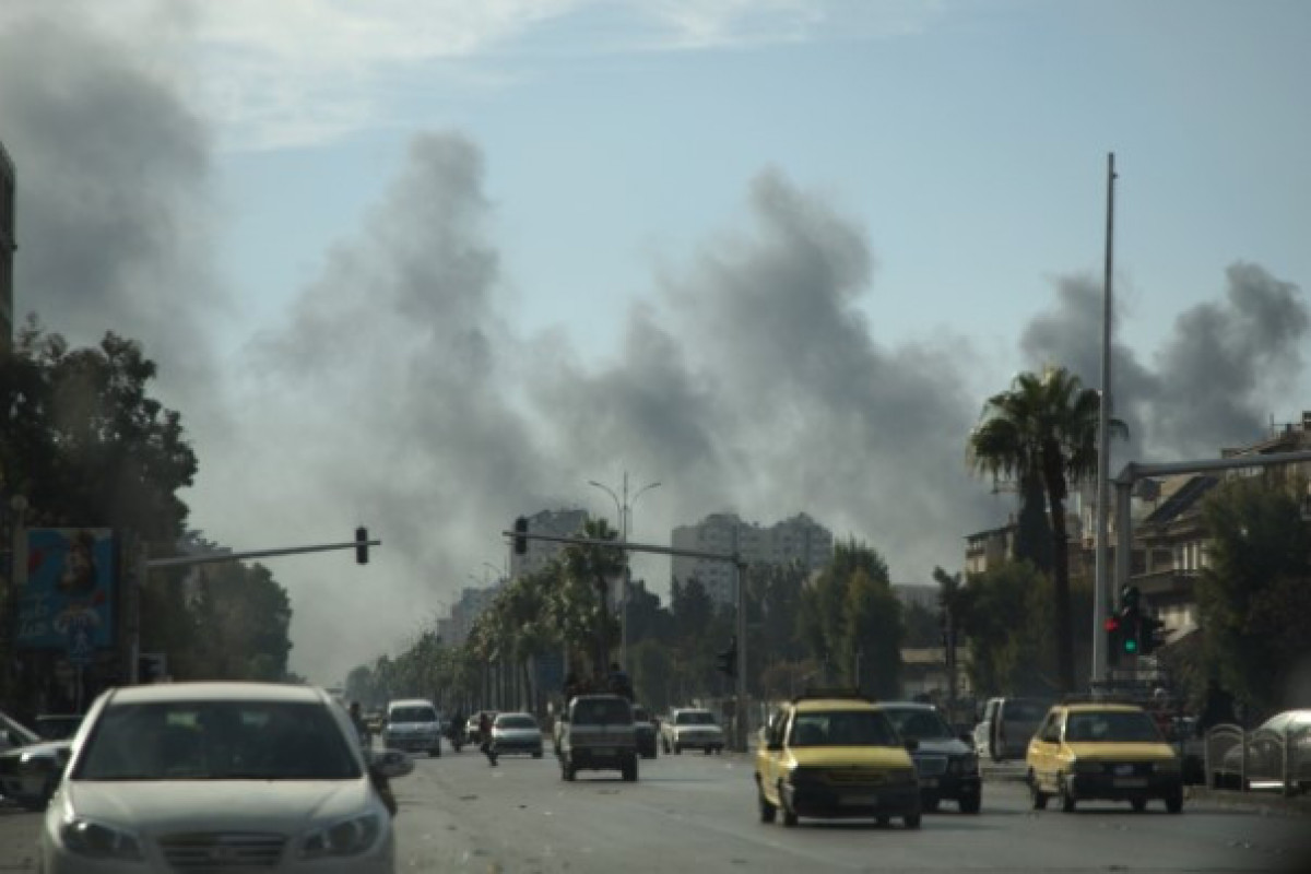 Dəməşqin qərbində bir neçə partlayış baş verib