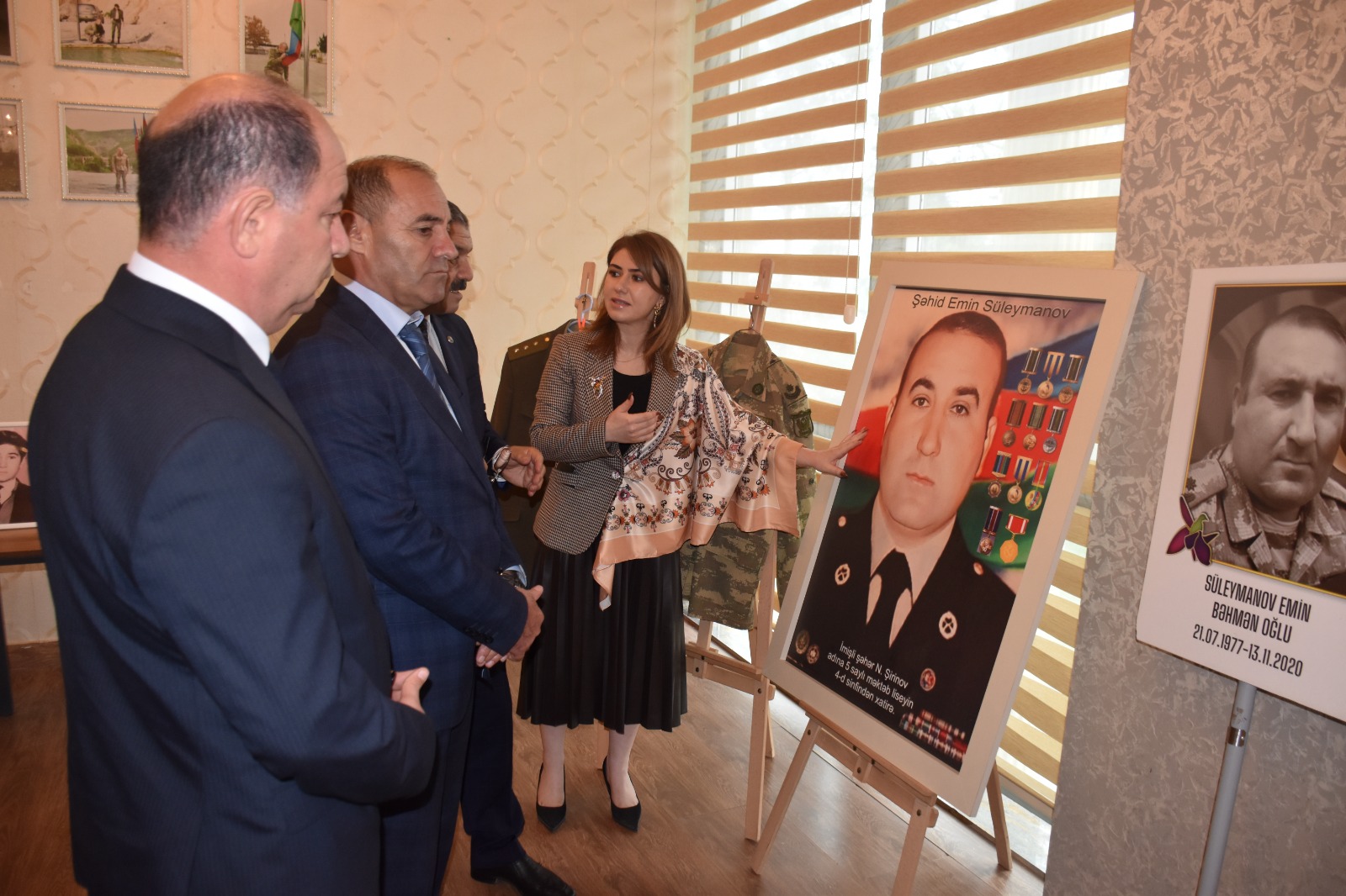 İmişlidə şəhid mayor Emin Süleymanov anılıb - FOTOLAR