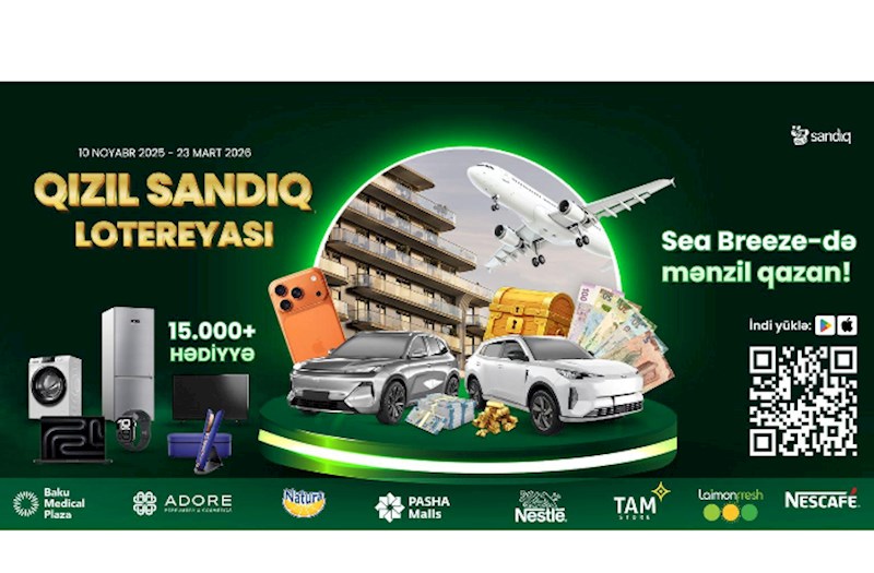 “Qızıl Sandıq” lotereyası başladı — İndi ƏDV geri-al çekləri sizə daha çox qazandıracaq!