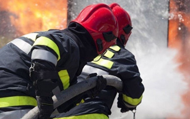 Yasamalda obyekt yandı