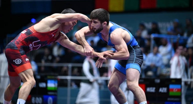 Azərbaycan güləşçiləri İslamiadada günü 3 medalla başa vurublar