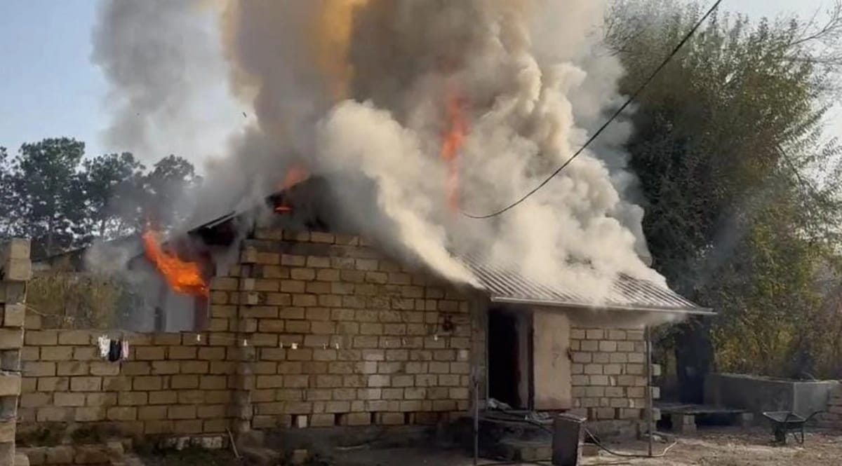 Ağcabədidə fərdi yaşayış evində yanğın olub