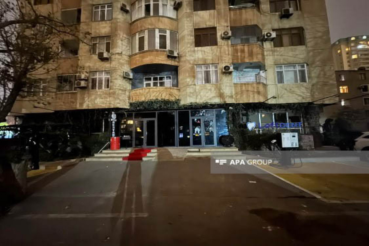 Yanğın olan binaya hələ də sakinlər buraxılmır