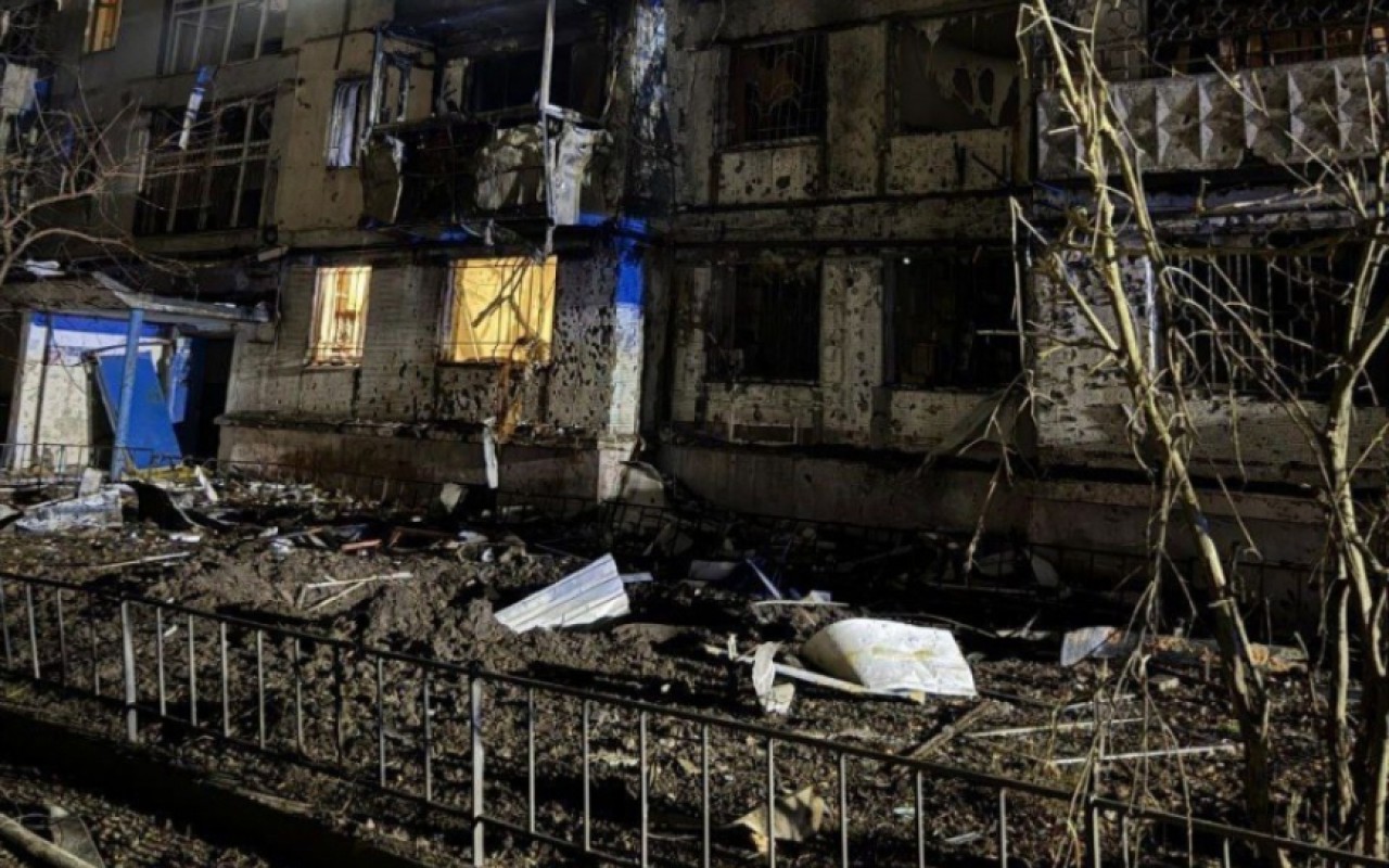 Rusiya Dnepri dronlarla vurub, 14 nəfər yaralanıb