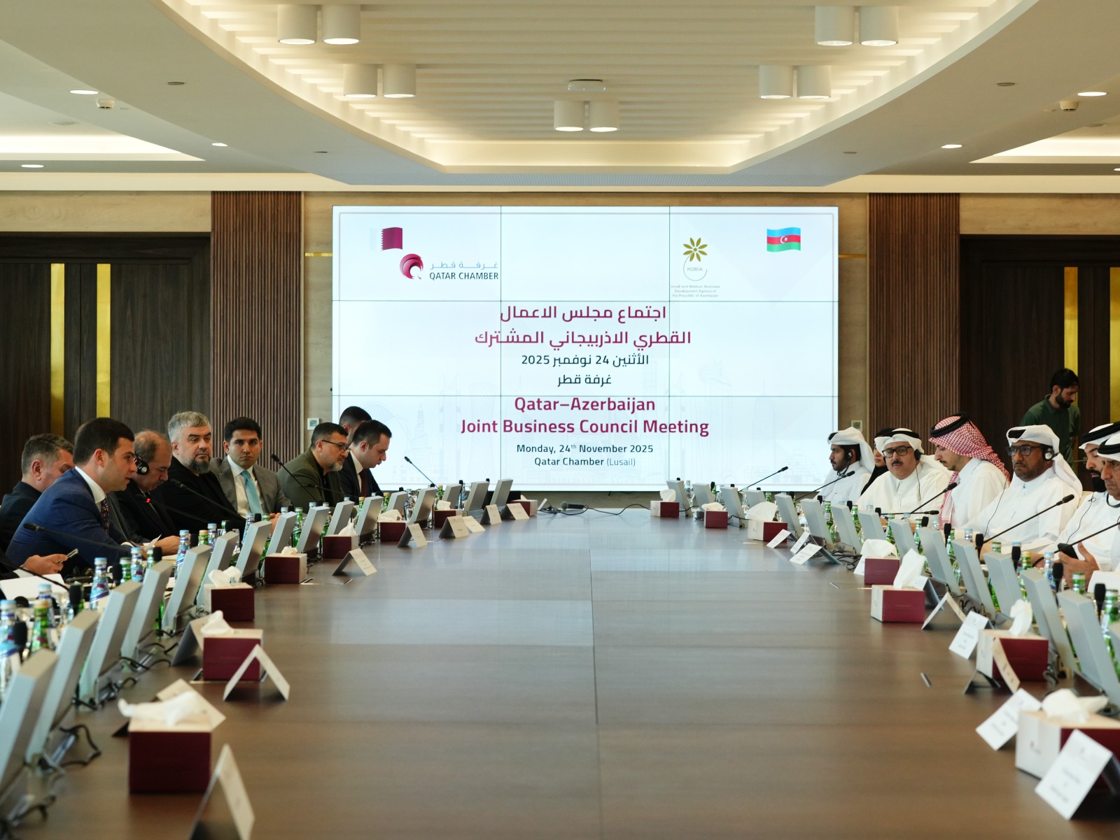 İCMA üzvləri Azərbaycan-Qətər Birgə Biznes Şurasının ilk iclasında iştirak edib