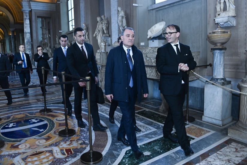 Ceyhun Bayramov Vatikanda Müqəddəs Pyotr Bazilikası ilə tanış olub - FOTOLAR