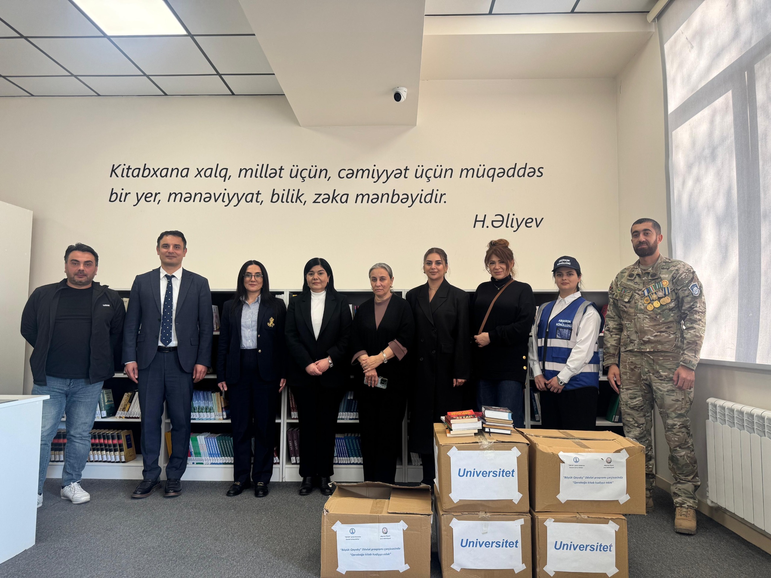 “Qarabağa kitab hədiyyə edək” layihəsi uğurla həyata keçirildi - FOTOLAR