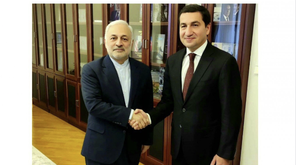 Hikmət Hacıyev İran XİN rəhbərinin müavini ilə regional məsələləri müzakirə edib
