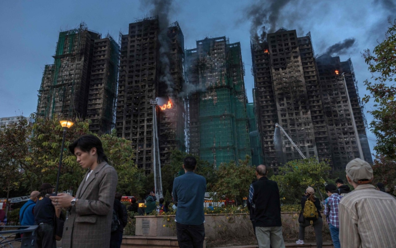 Honkonqdakı yanğında ölənlərin sayı 146-ya çatıb