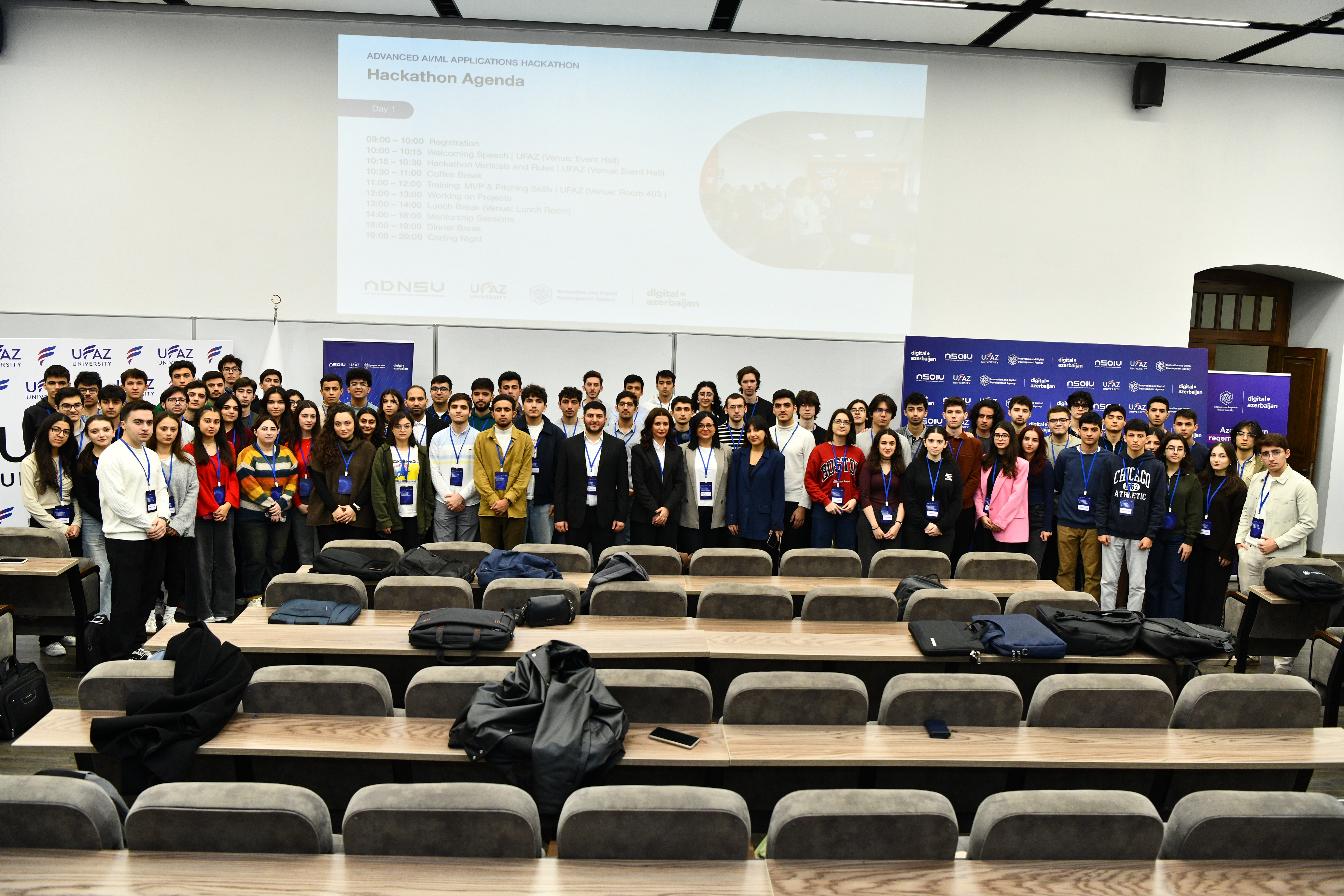Tələbələr üçün “Qabaqcıl süni intellekt və maşın öyrənmə tətbiqləri” hakatonu keçirilir - FOTOLAR