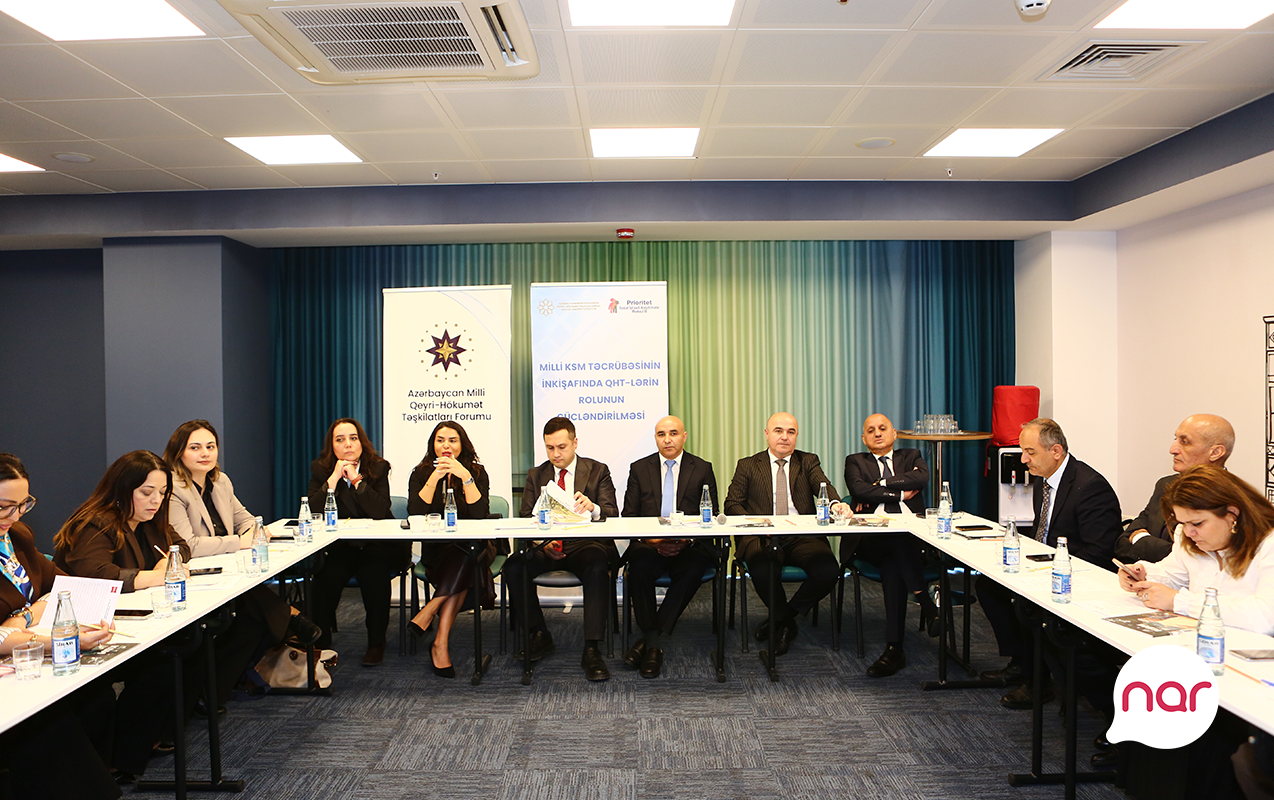 “Nar” QHT-lərlə KSM sahəsində əməkdaşlığın gücləndirilməsinə dəstək verir - FOTOLAR