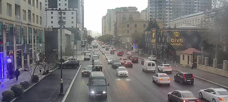 Bakıda bu yollarda sıxlıq var - SİYAHI