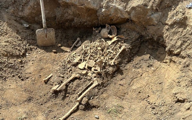 Ağdamda insan skeletinin qalıqları tapıldı