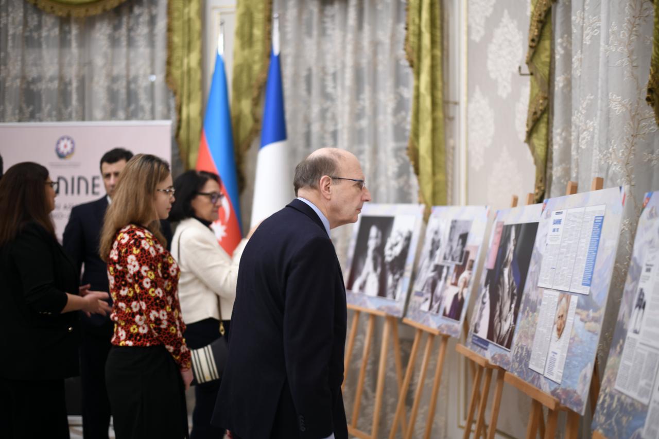 Parisdə Azərbaycan mühacirət ədəbiyyatının tanınmış nümayəndəsi Baninin 120 illiyi qeyd olunub - FOTOLAR