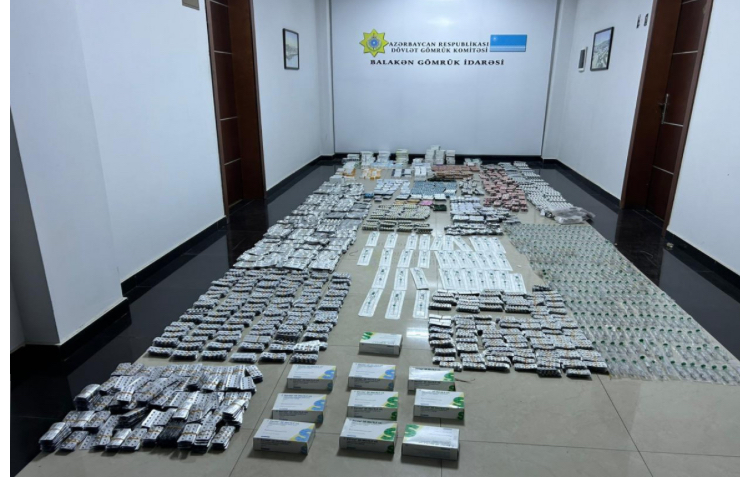 Külli miqdarda dərman vasitəsinin Azərbaycana gətirilməsinin qarşısı alınıb