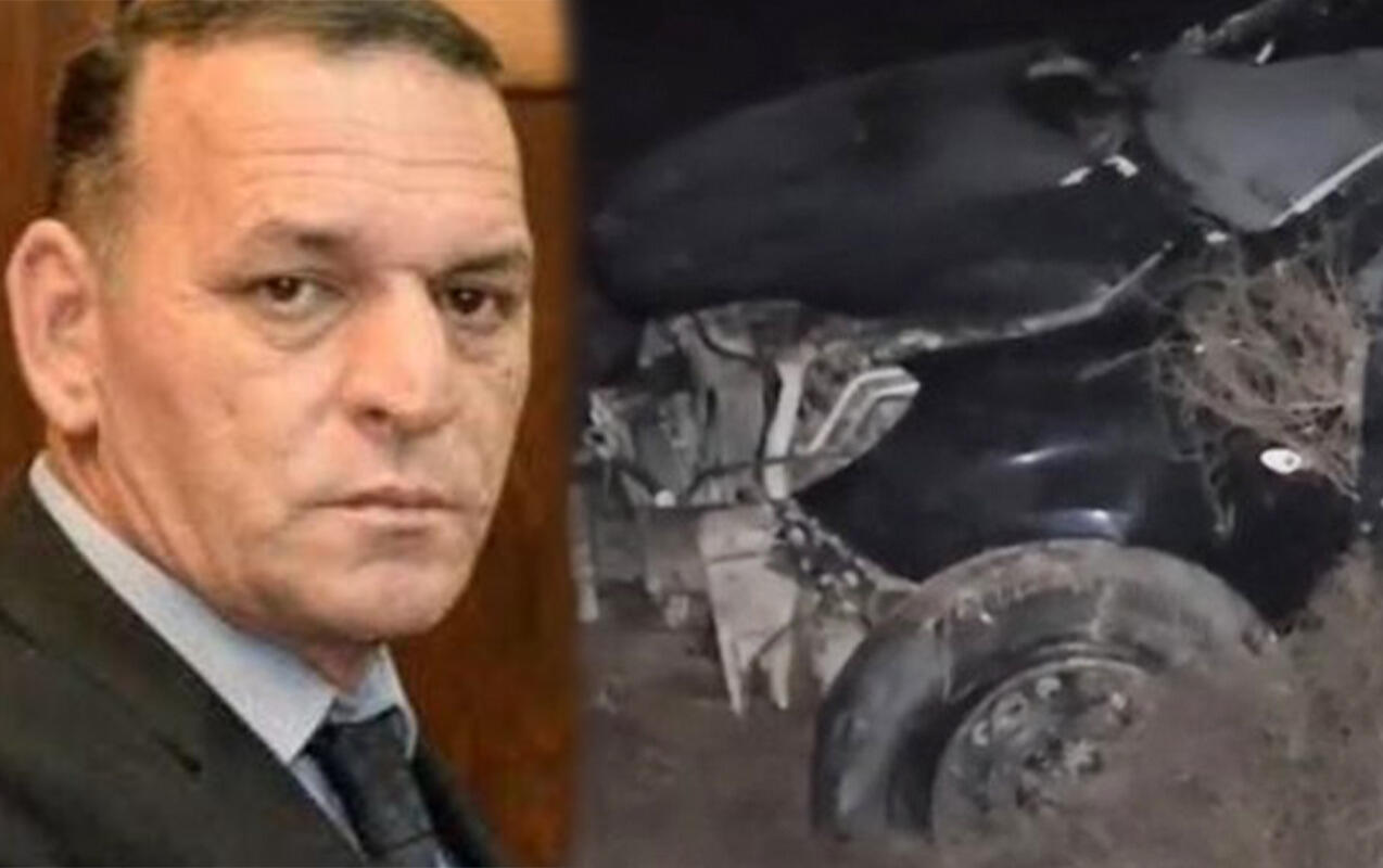 İdarə rəisinin öldüyü qəzadan görüntülər - VİDEO