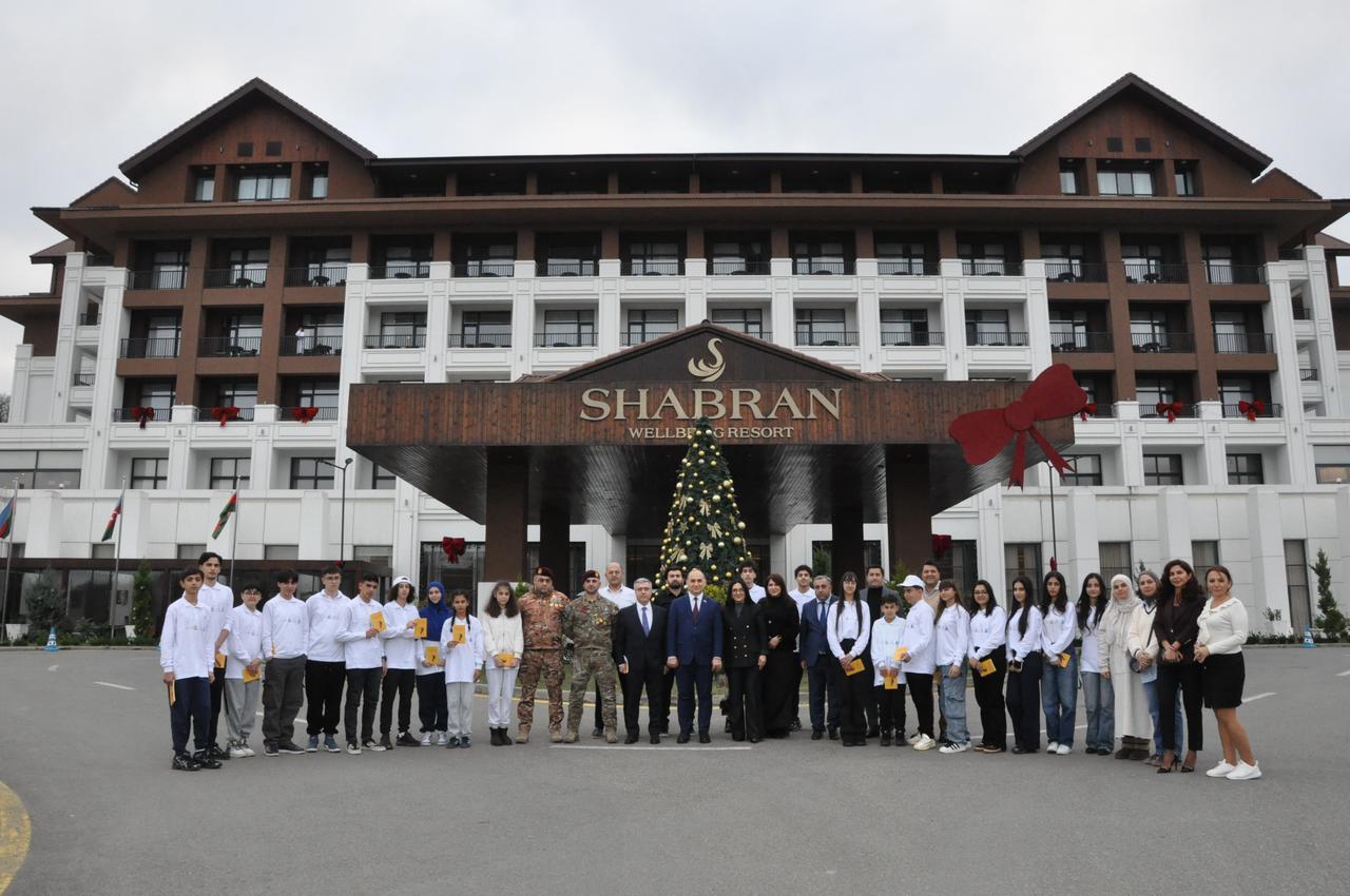 Şabran rayonunda VII “Qardaşlaşmış Qarabağ Məktəbləri” Qış düşərgəsinə start verildi - FOTOLAR