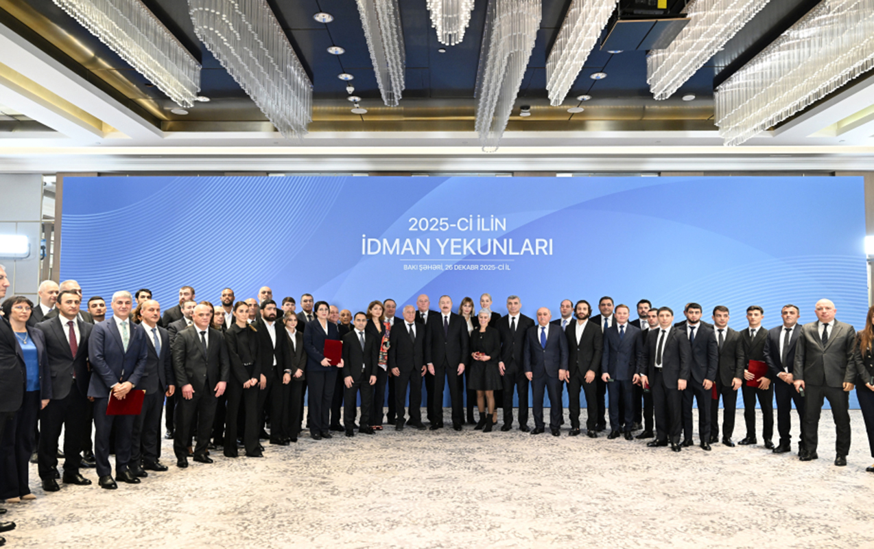 Prezident idman yekunlarına həsr olunan tədbirdə - Foto 