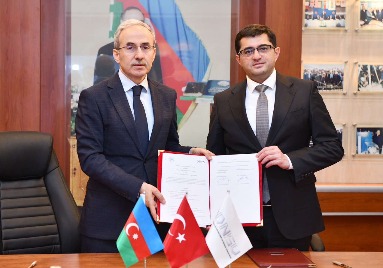 ADNSU ilə Gaziantep İslam Elm və Texnologiya Universiteti arasında memorandum imzalandı - FOTOLAR