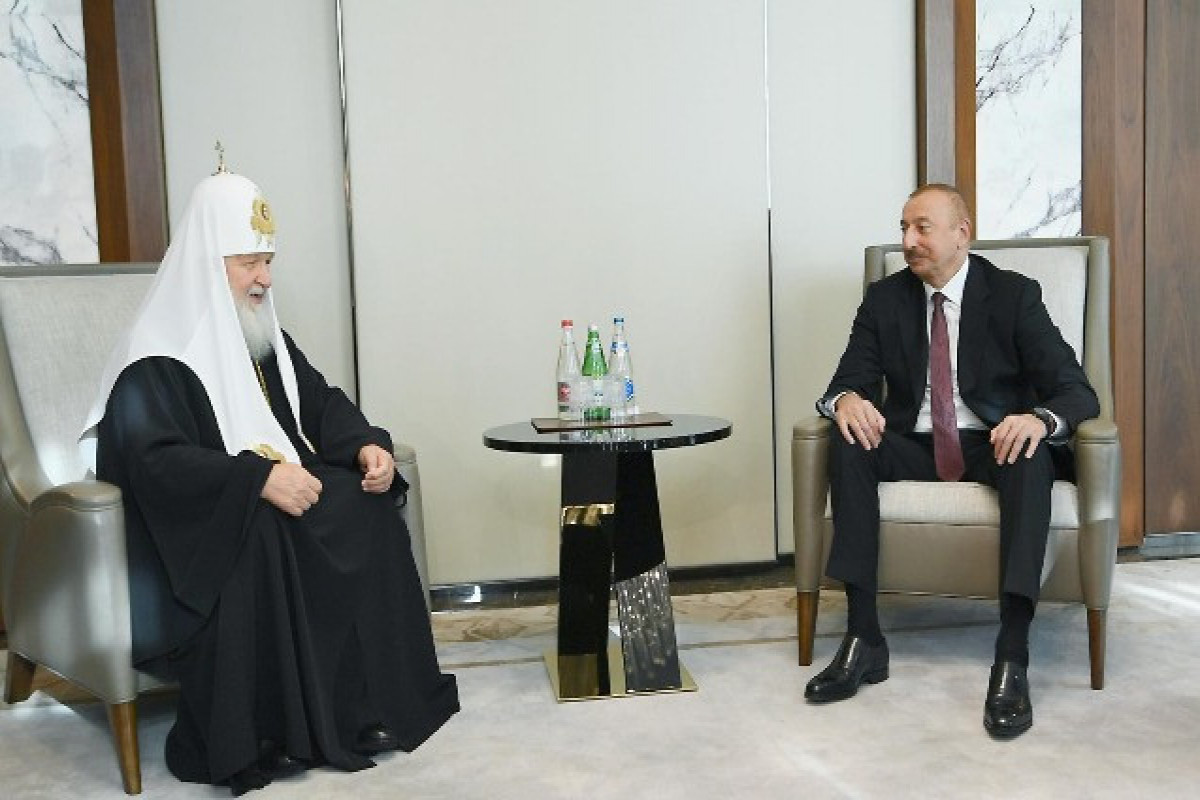 Patriarx Kirill Prezident İlham Əliyevi təbrik edib