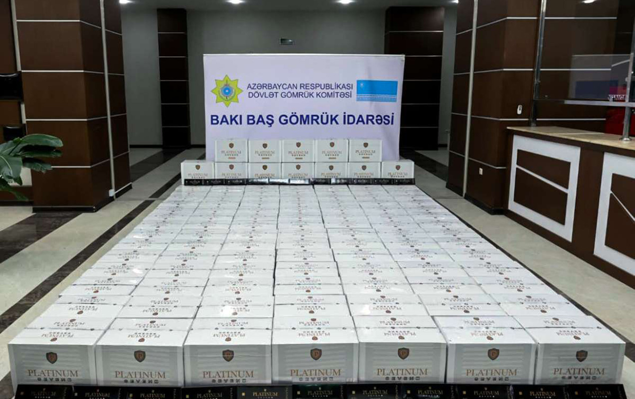 Gömrükdə daha bir kütləvi siqaret əməliyyatı - VİDEO